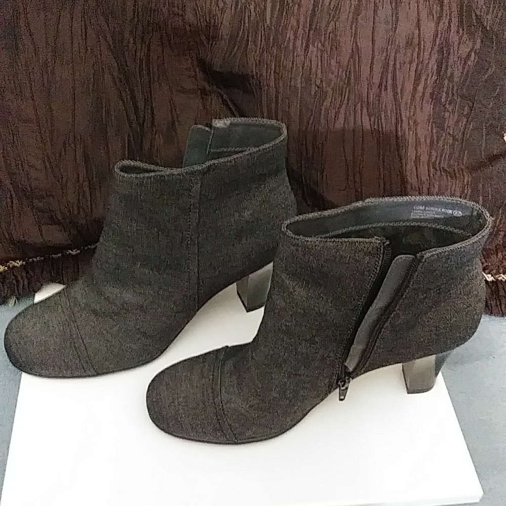 Denim Ankle Boots